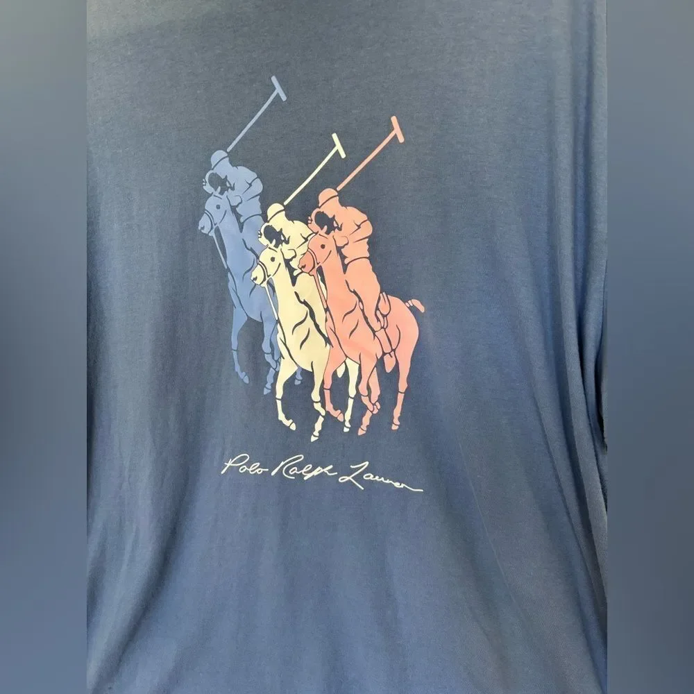 Men's Classic-Fit Big Pony Jersey T-Shirt✨